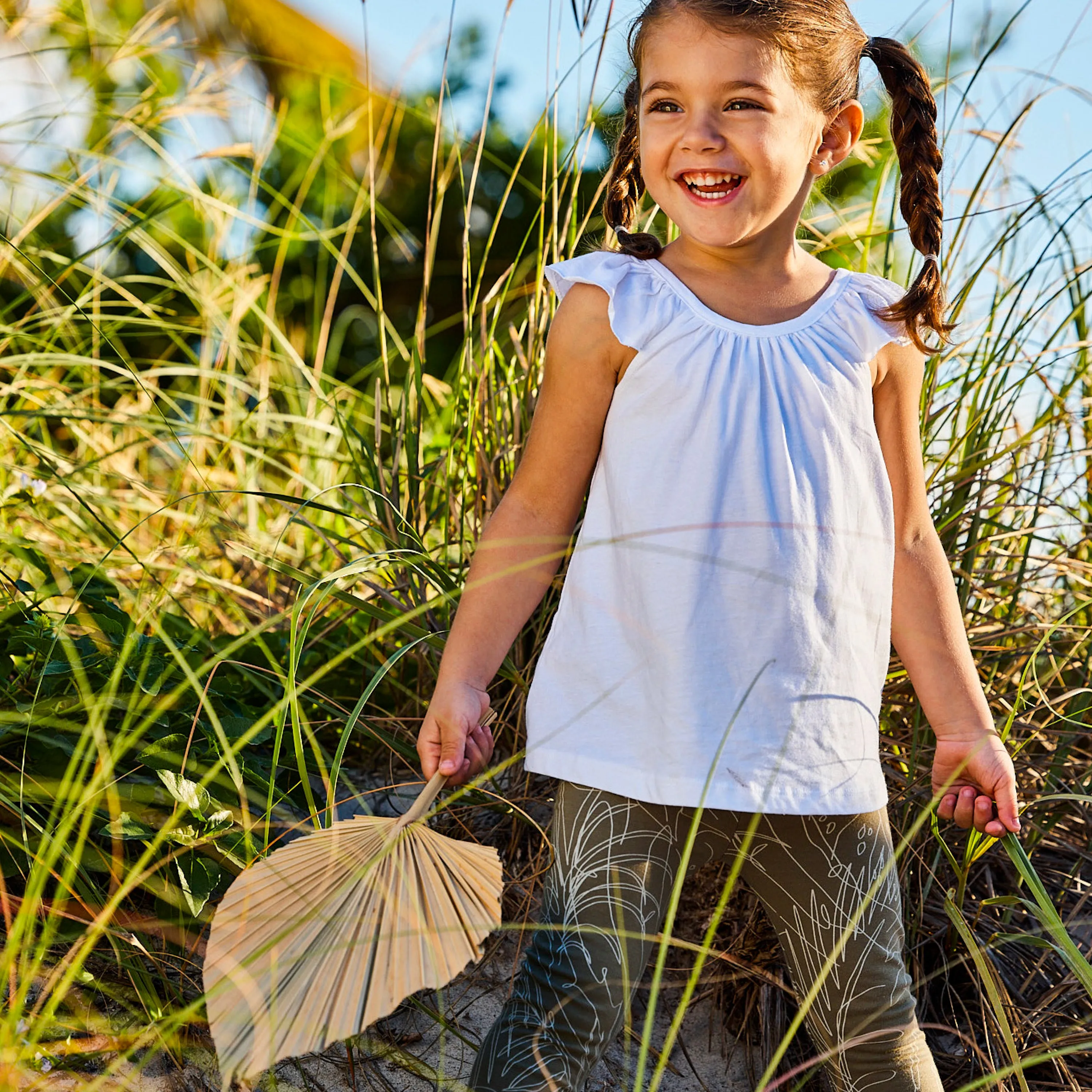 5-Pack Organic Cotton Girls' Short Sleeve T-Shirts