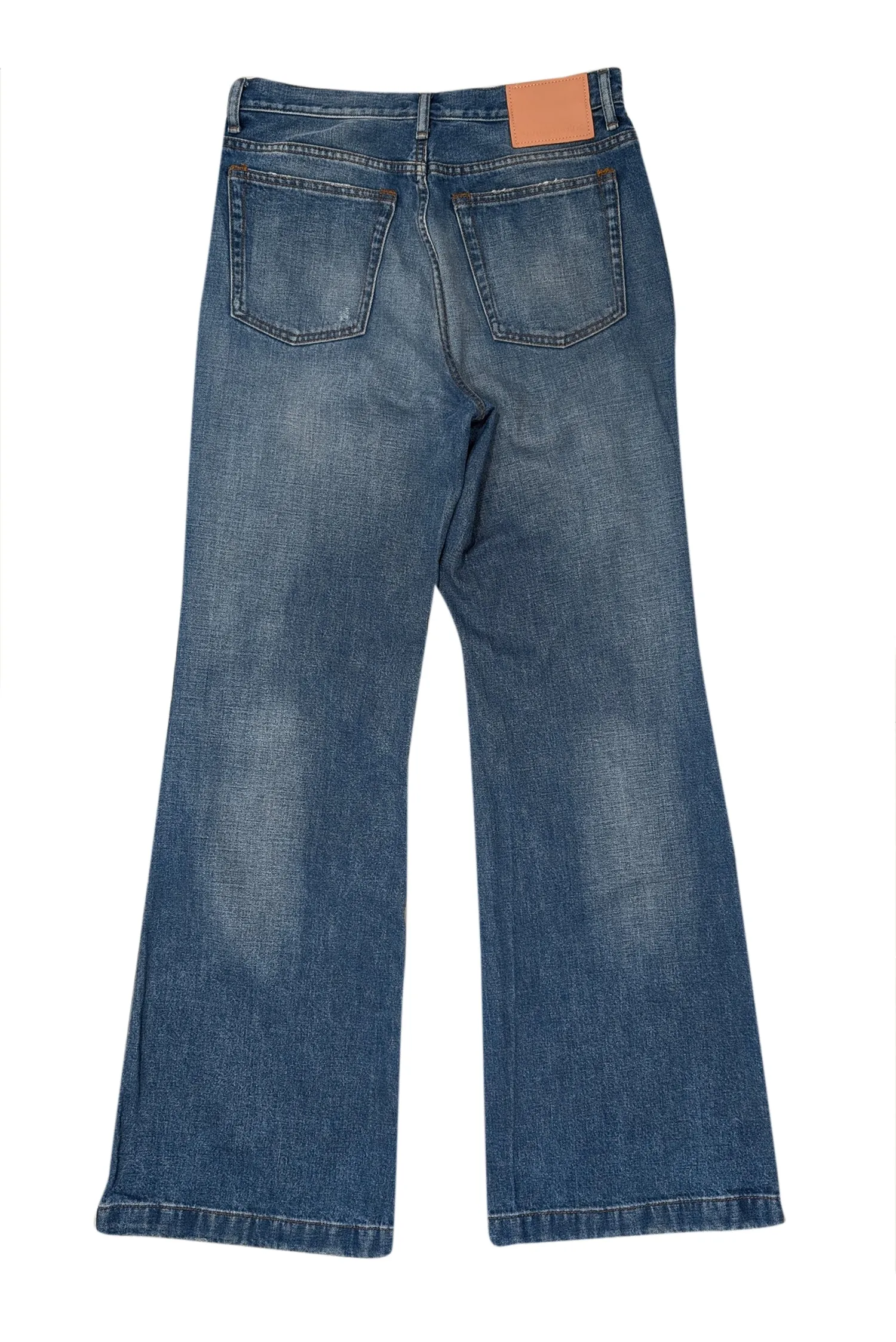 Acne Studios - Medium Wash Wide Leg Jeans Sz 10