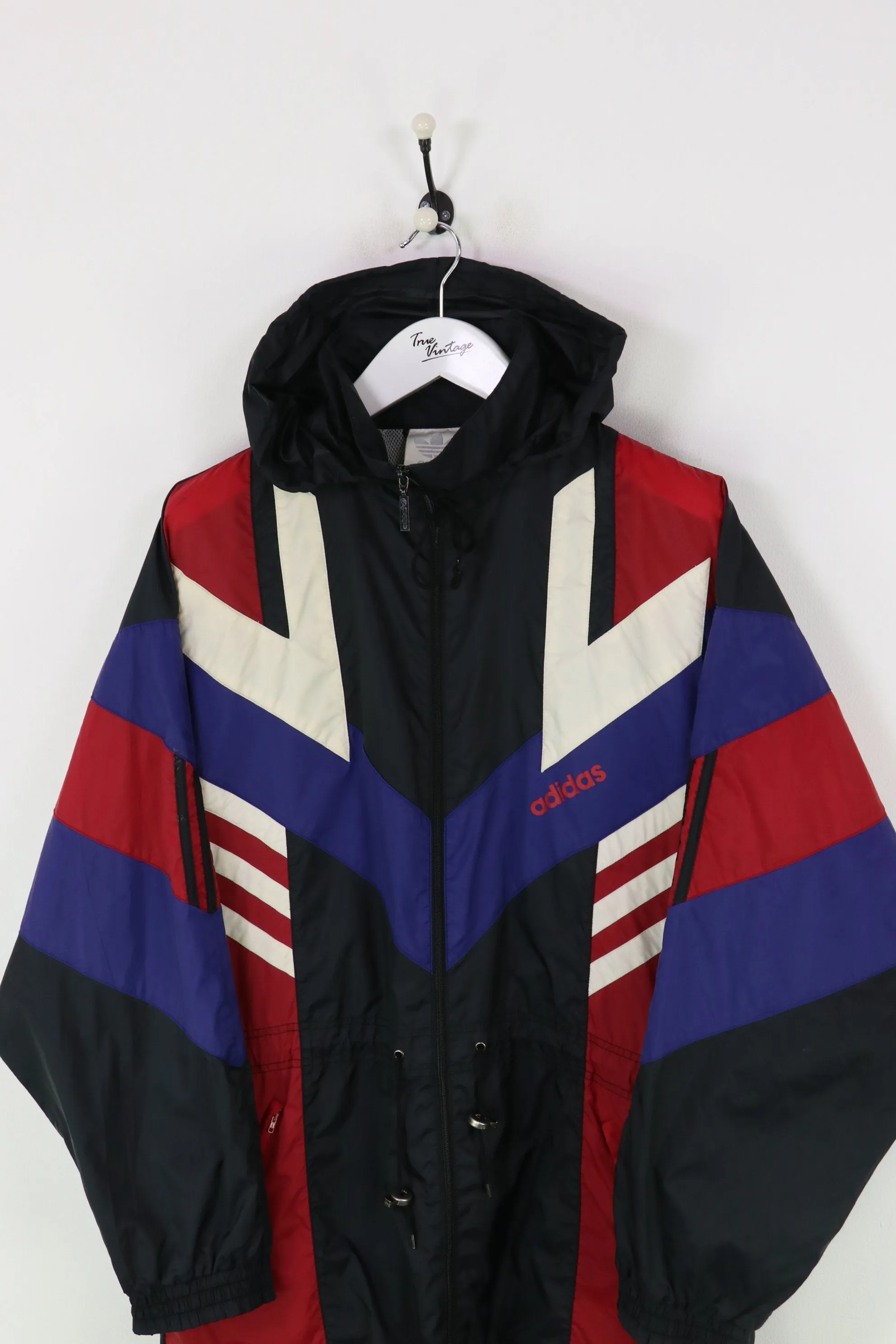 Adidas Rain Jacket Black/Red/Blue XXL
