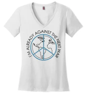 Against The Next War V-neck - Peace Day