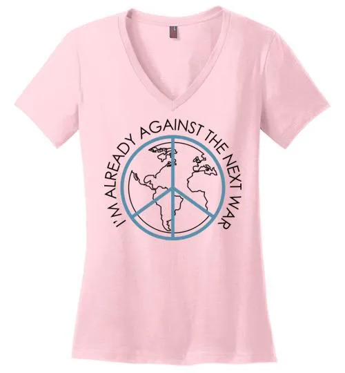Against The Next War V-neck - Peace Day