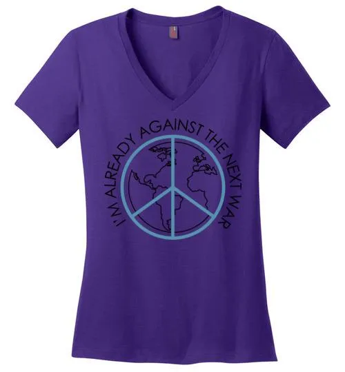Against The Next War V-neck - Peace Day