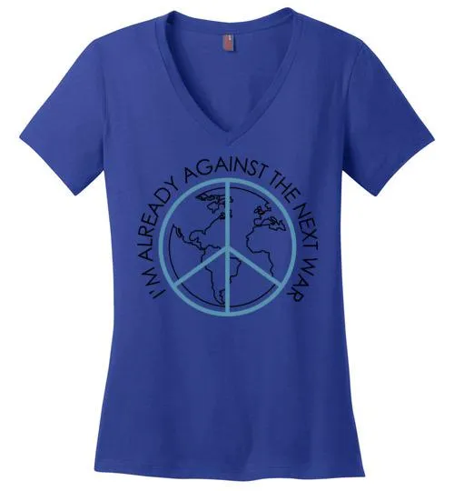 Against The Next War V-neck - Peace Day