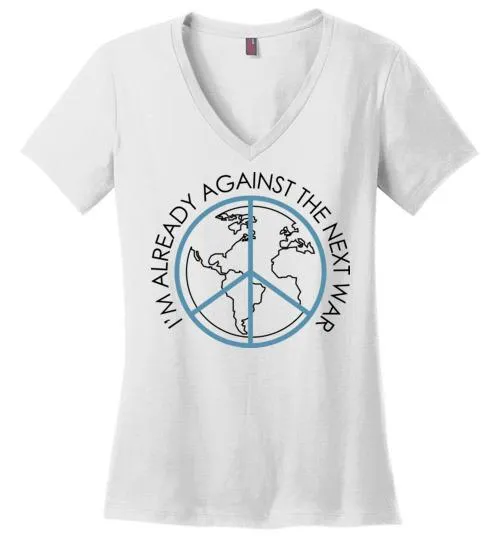 Against The Next War V-neck - Peace Day