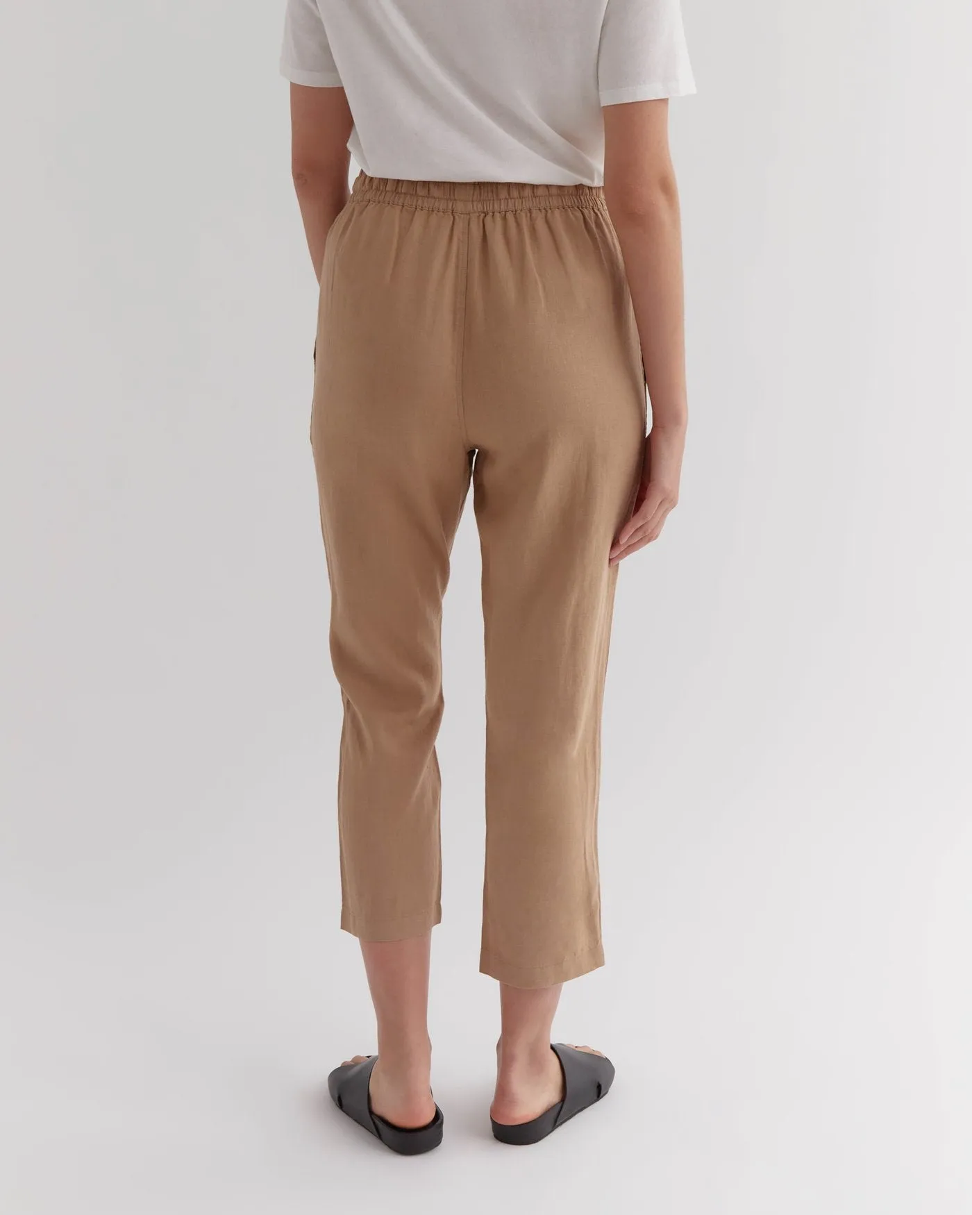 Anya Linen Pant Camel
