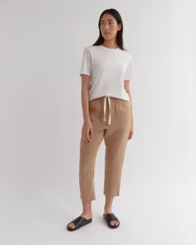 Anya Linen Pant Camel