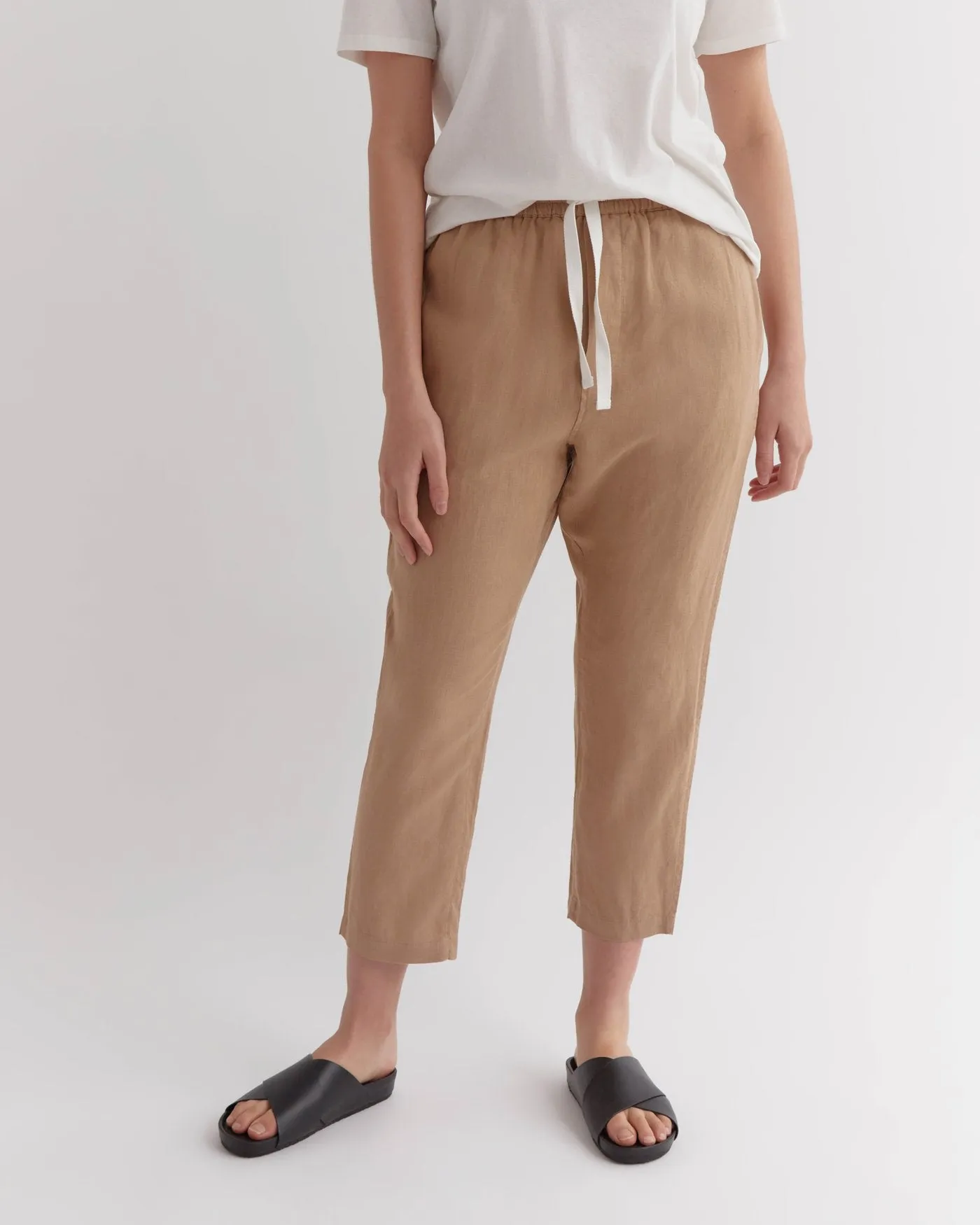 Anya Linen Pant Camel