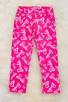 Barbie Printed Skinny Jeans w/adjustable waistband. PNG60153009 SOL