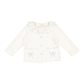 Blue Bows Knit Cardigan