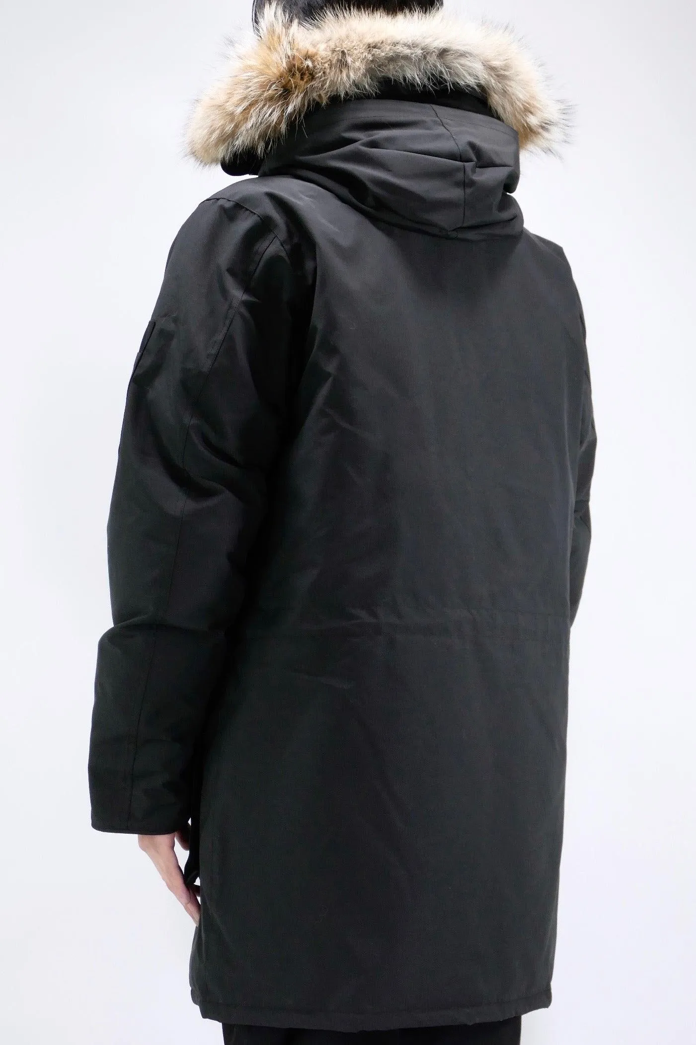 Mens Premium Black Citadel Down Parka - Canada Goose