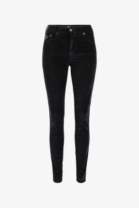 Celia Velvet Black Winter Boots