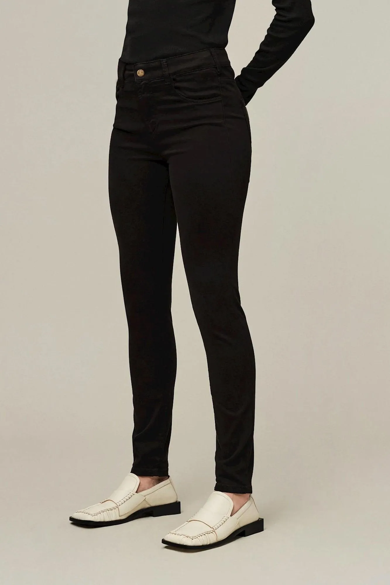 Celia Velvet Black Winter Boots