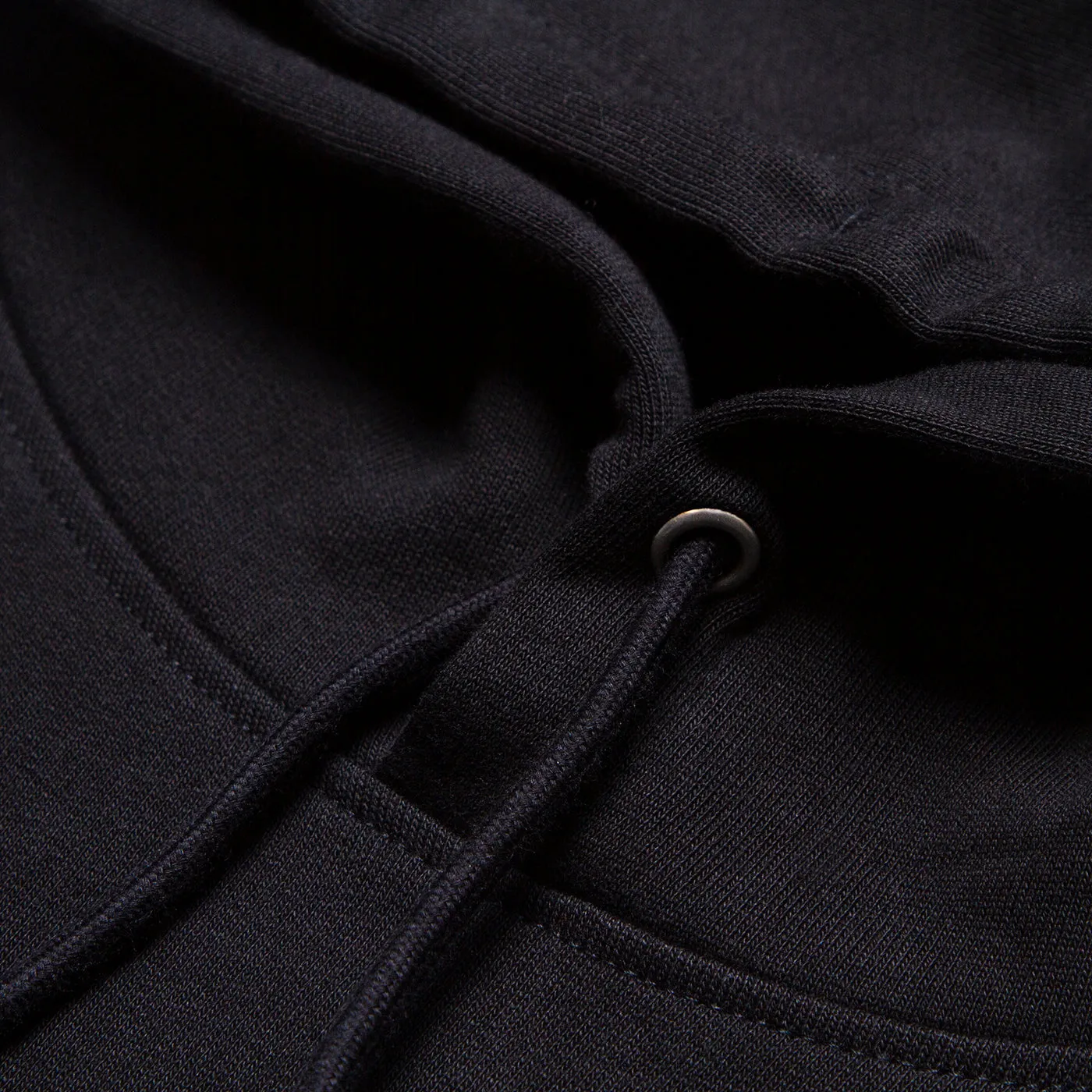 Chicago House Back Print - Hood - Black