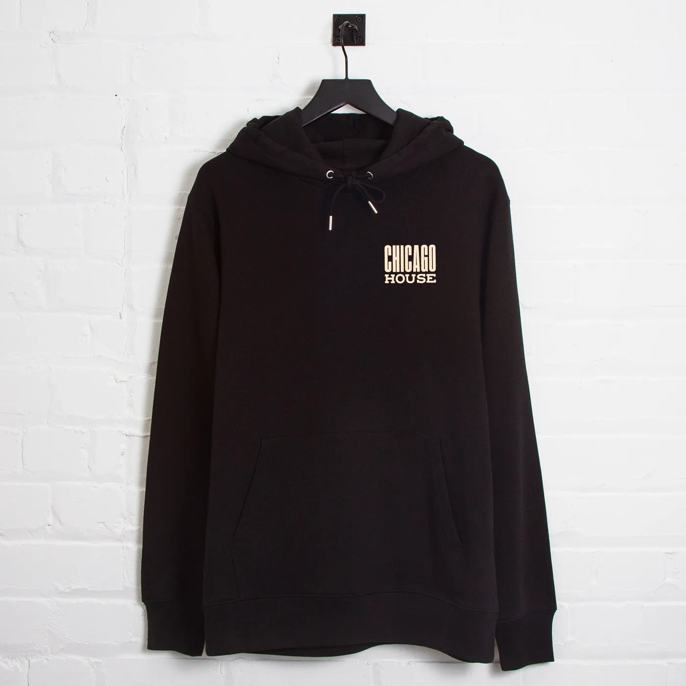 Chicago House Back Print - Hood - Black