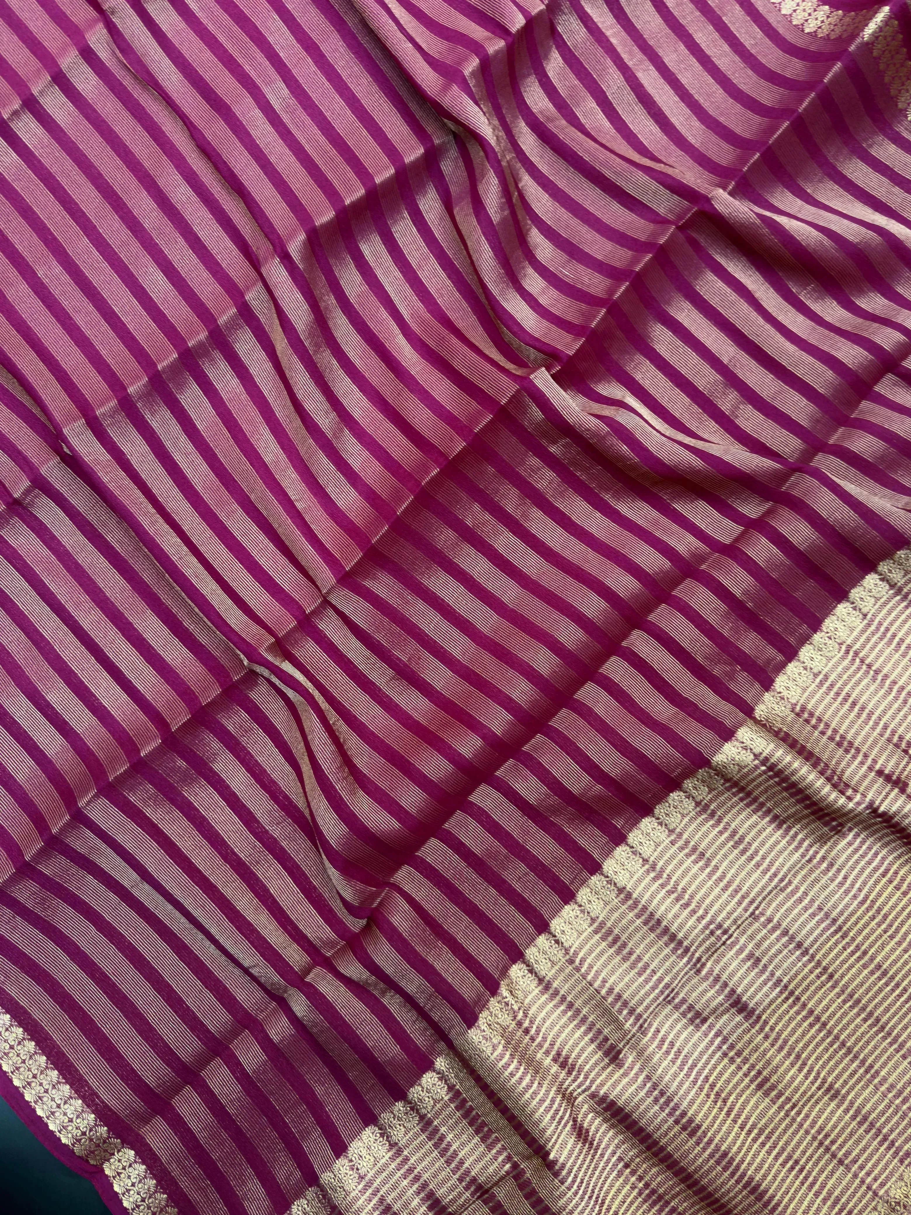 Chiffon Banarasi  Saree For Women