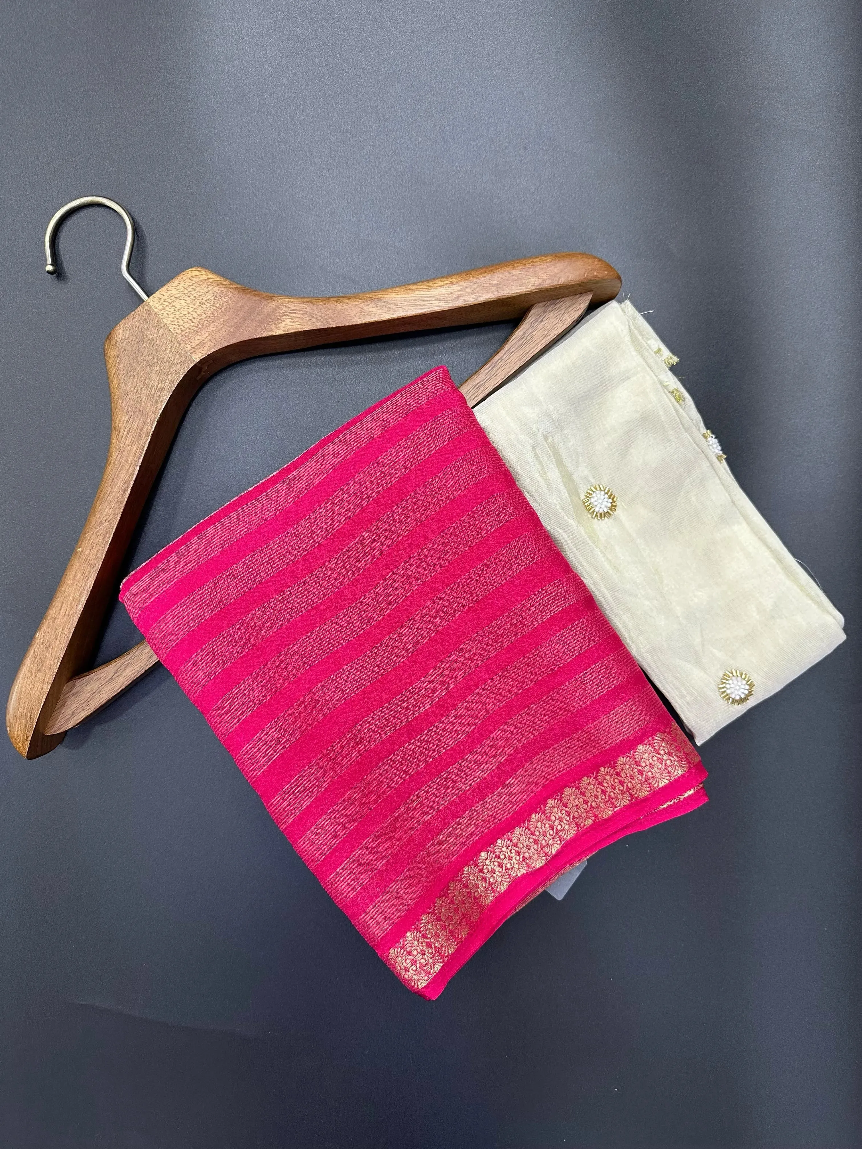 Chiffon Banarasi  Saree For Women