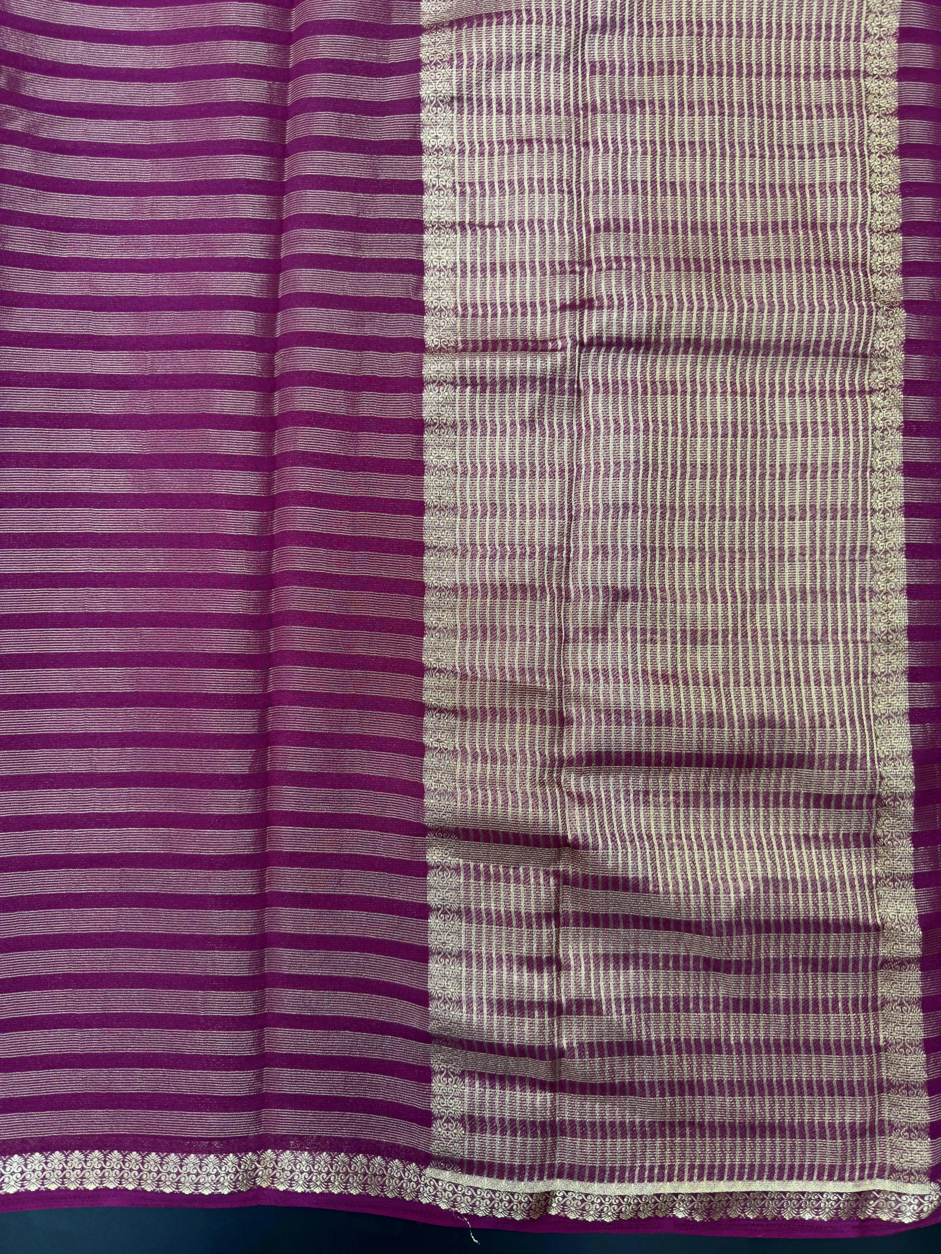 Chiffon Banarasi  Saree For Women