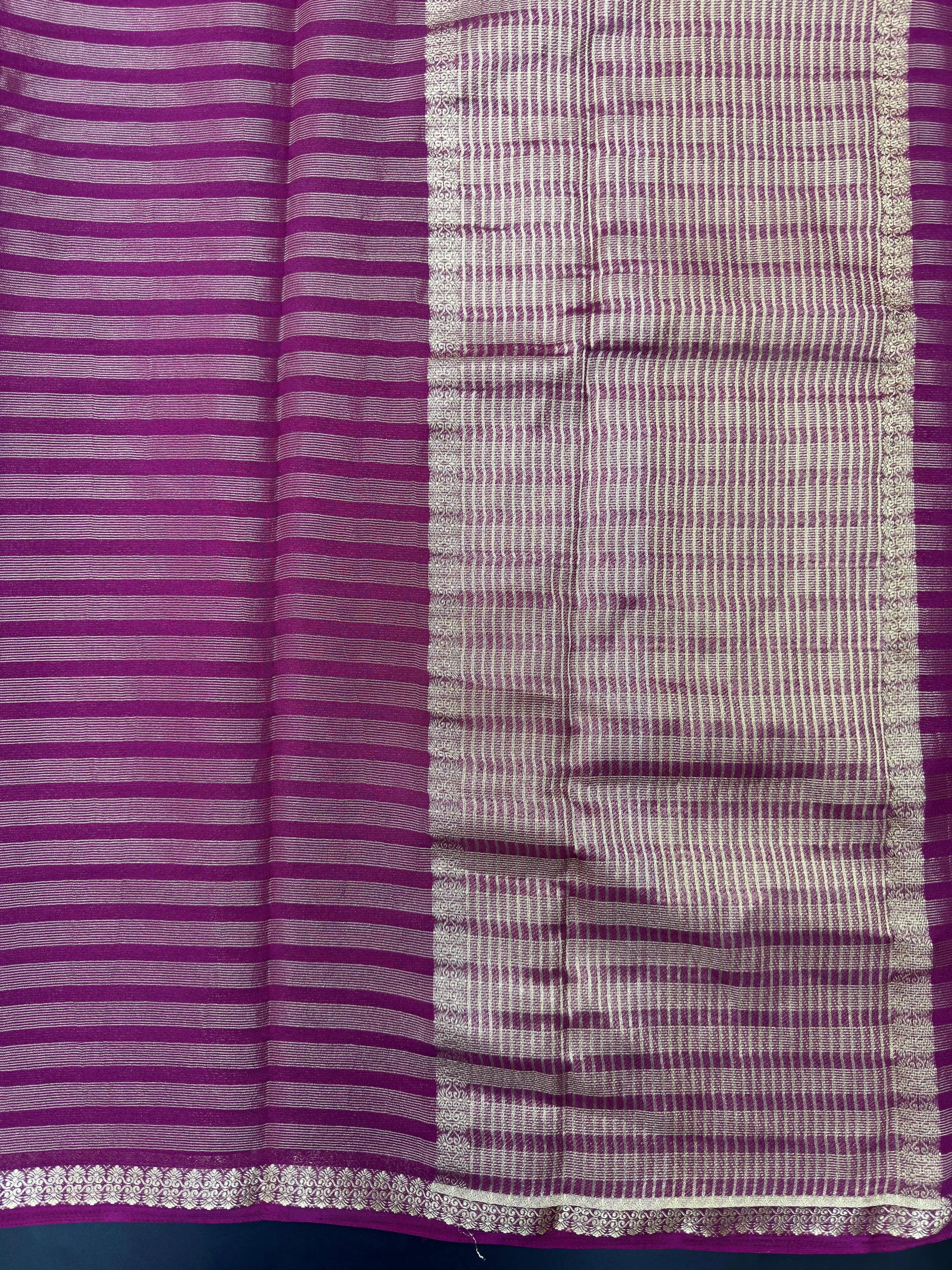 Chiffon Banarasi  Saree For Women