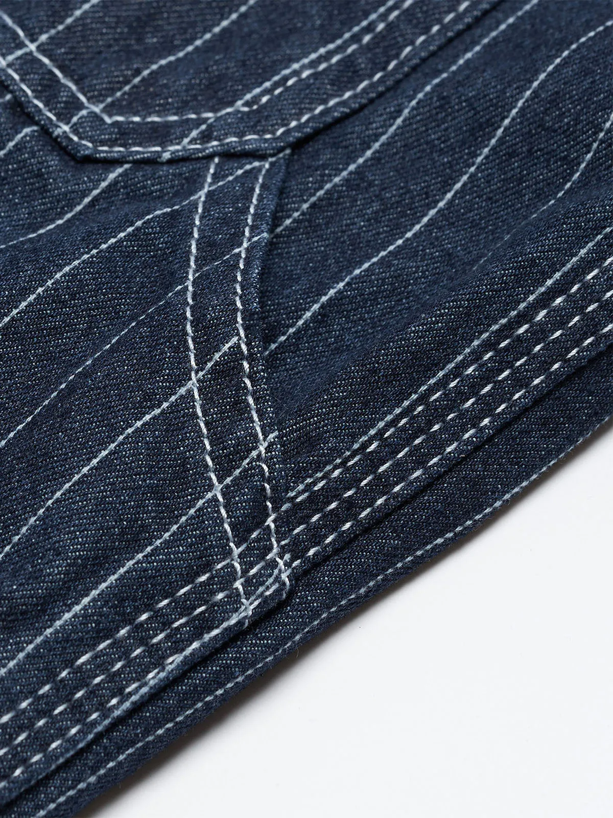 Classic Striped Wabash Suspenders Work Pants