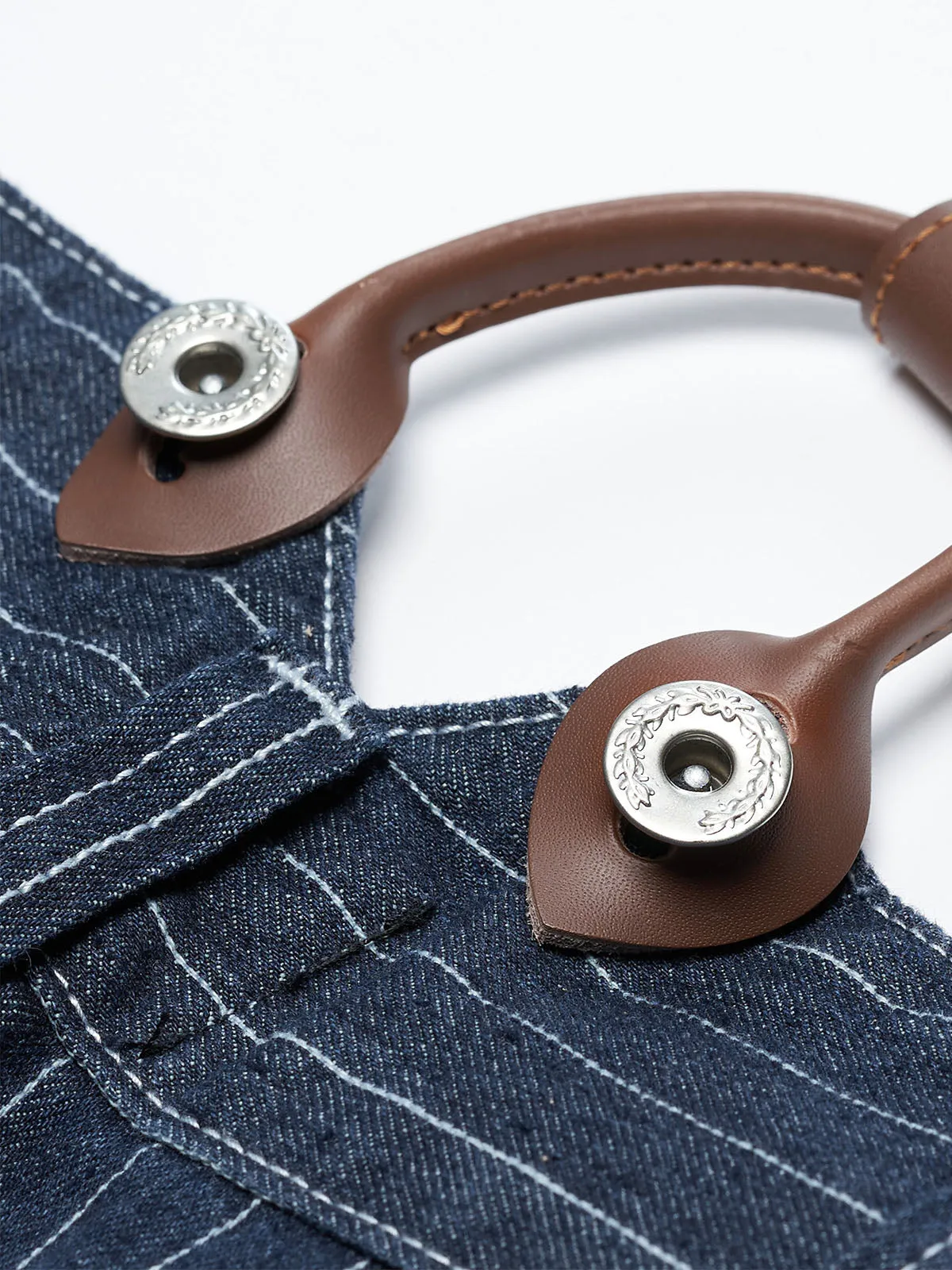 Classic Striped Wabash Suspenders Work Pants