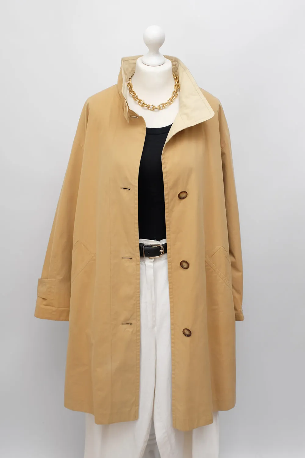 COTTON SAND SUMMER TRENCH