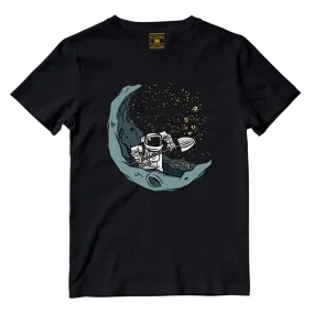Cotton Shirt: Astronaut Mining