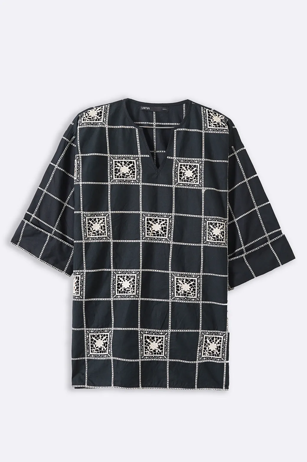 CROCHET TUNIC WITH POCKETS