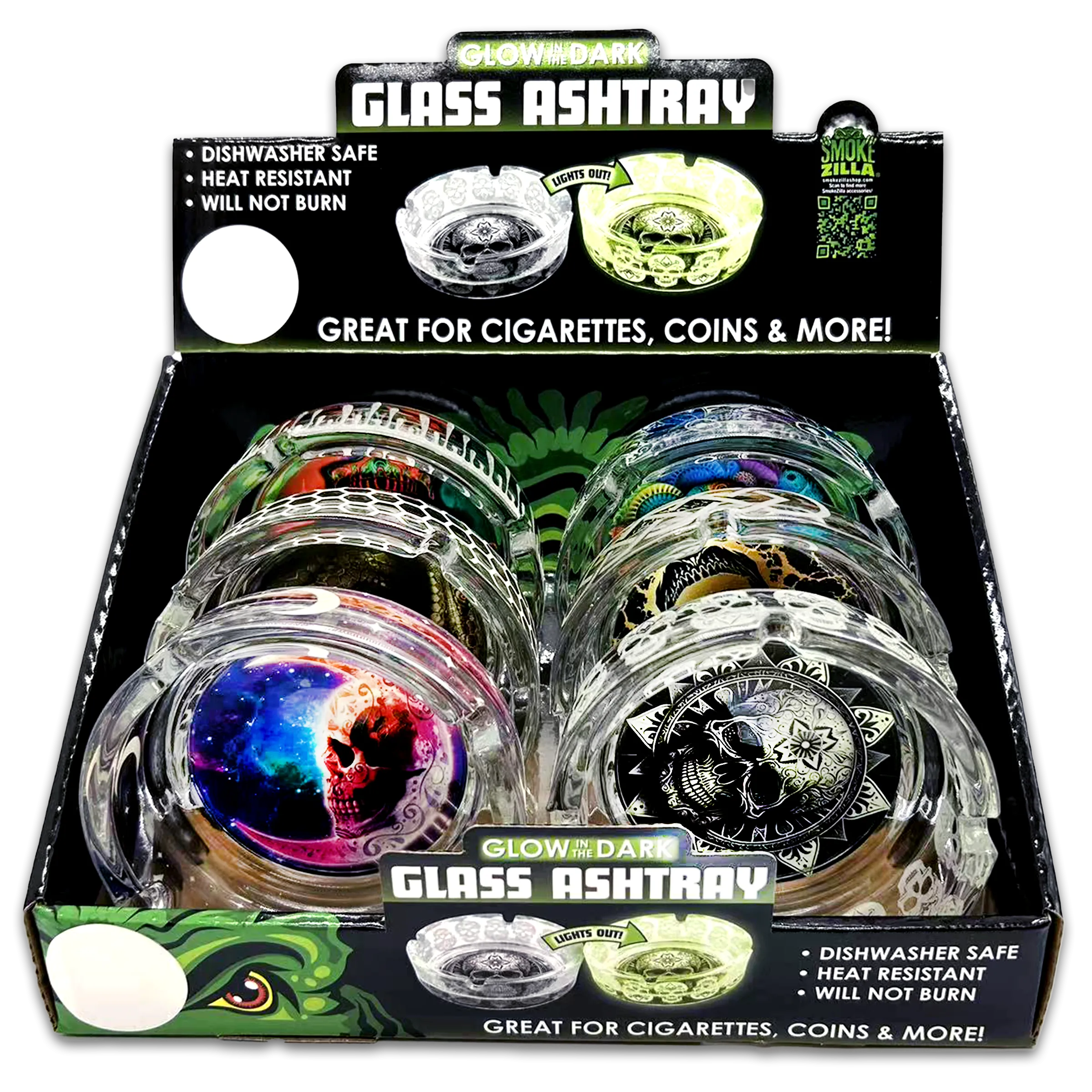 Curated Smokezilla Top Sellers Assorted Smoking Accessories Floor Display 088547