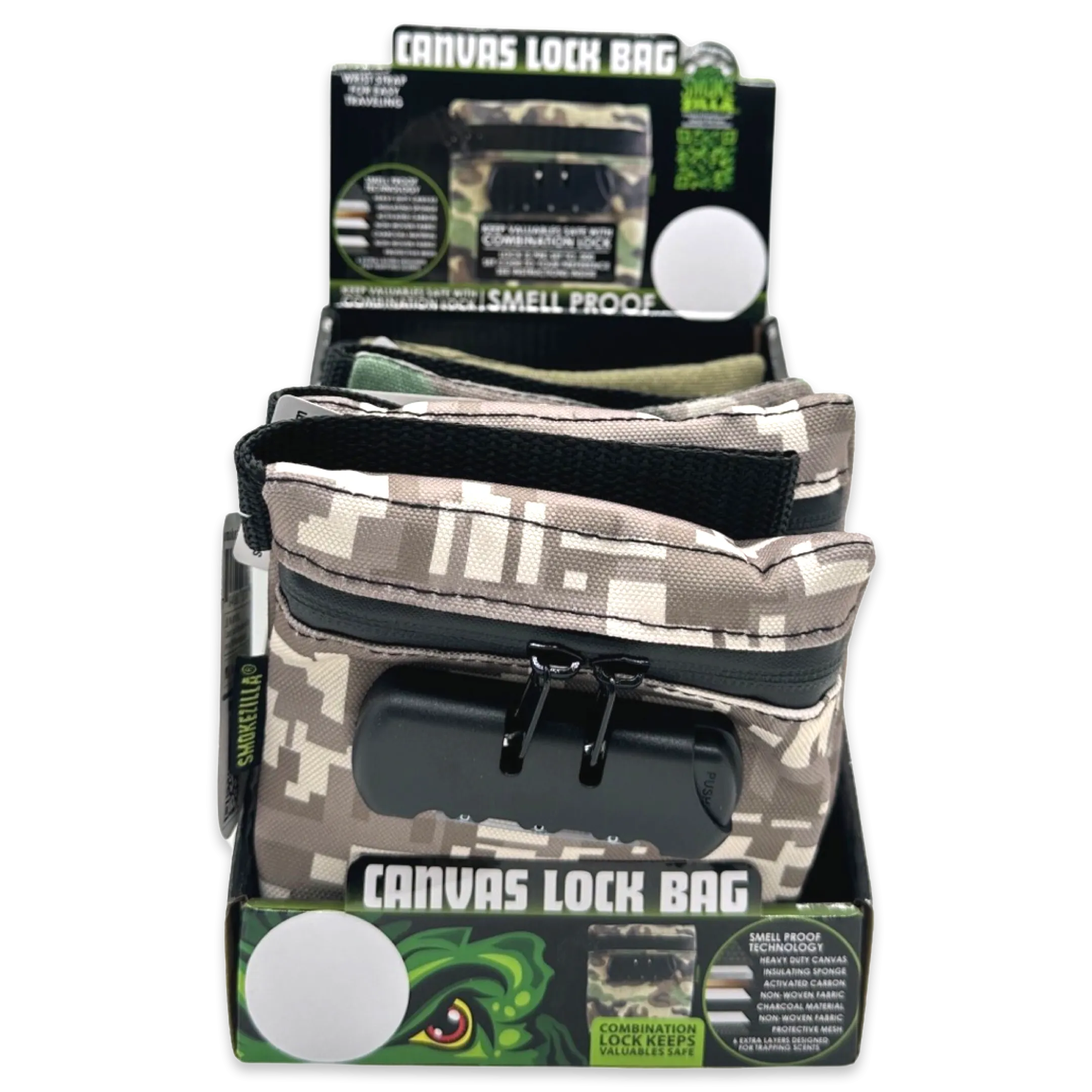 Curated Smokezilla Top Sellers Assorted Smoking Accessories Floor Display 088547