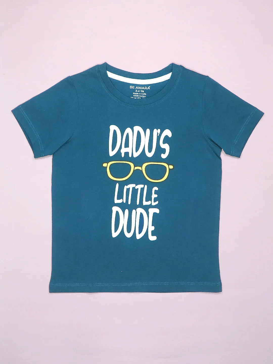 Dadu's Little Dude Kids Half Sleeves T-Shirt