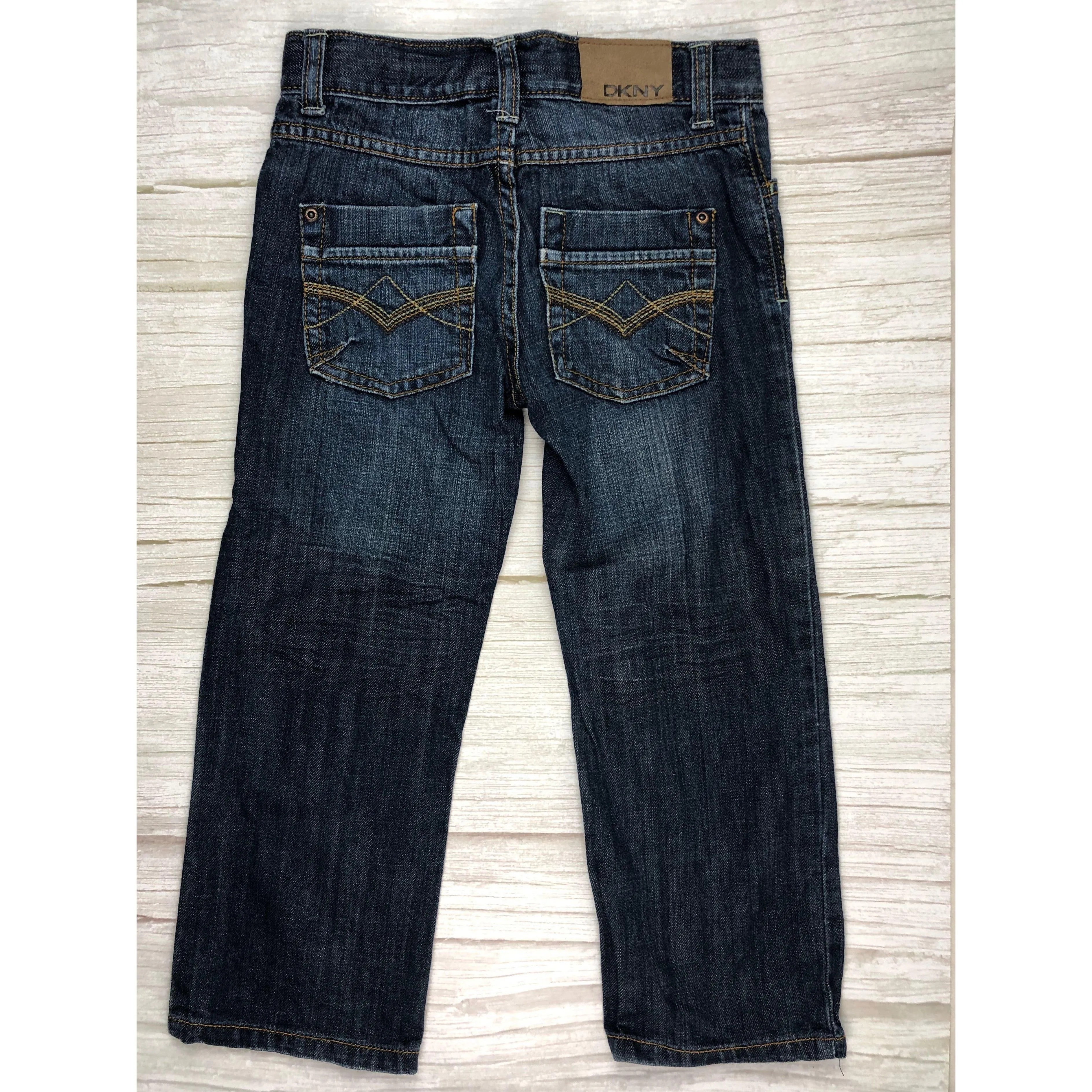 DKNY Classic Dark Wash Straigh Leg Jeans -Size 6Y