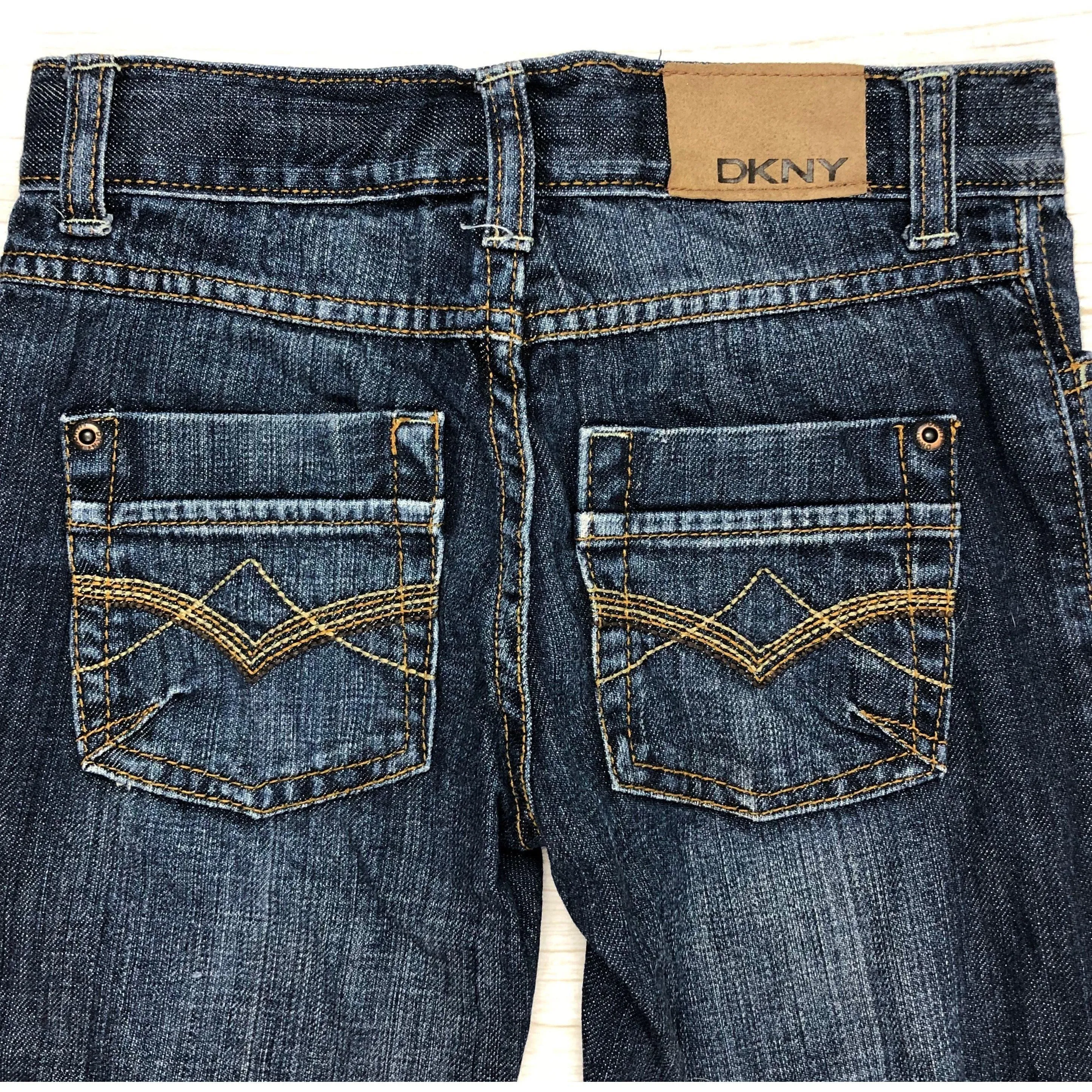 DKNY Classic Dark Wash Straigh Leg Jeans -Size 6Y