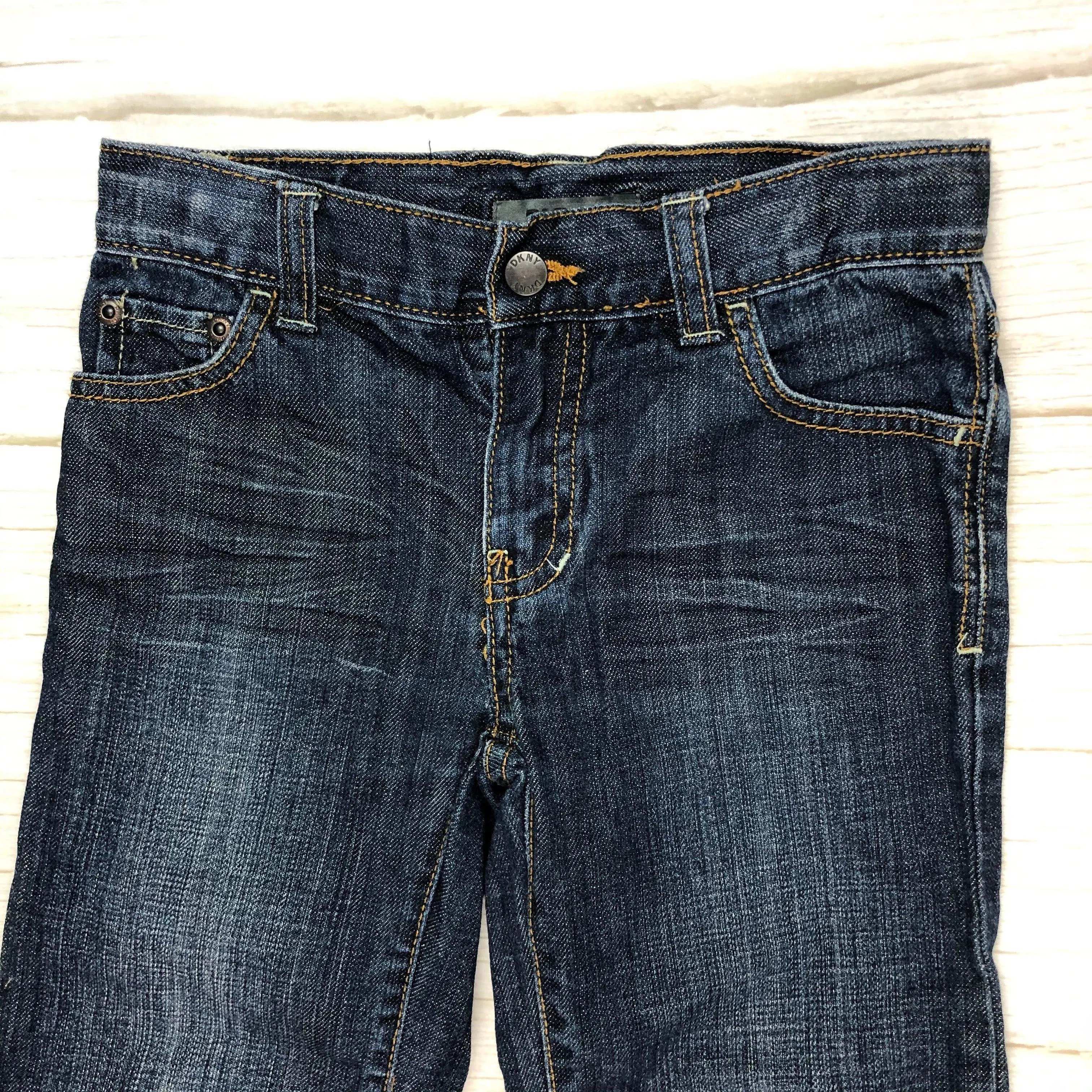 DKNY Classic Dark Wash Straigh Leg Jeans -Size 6Y