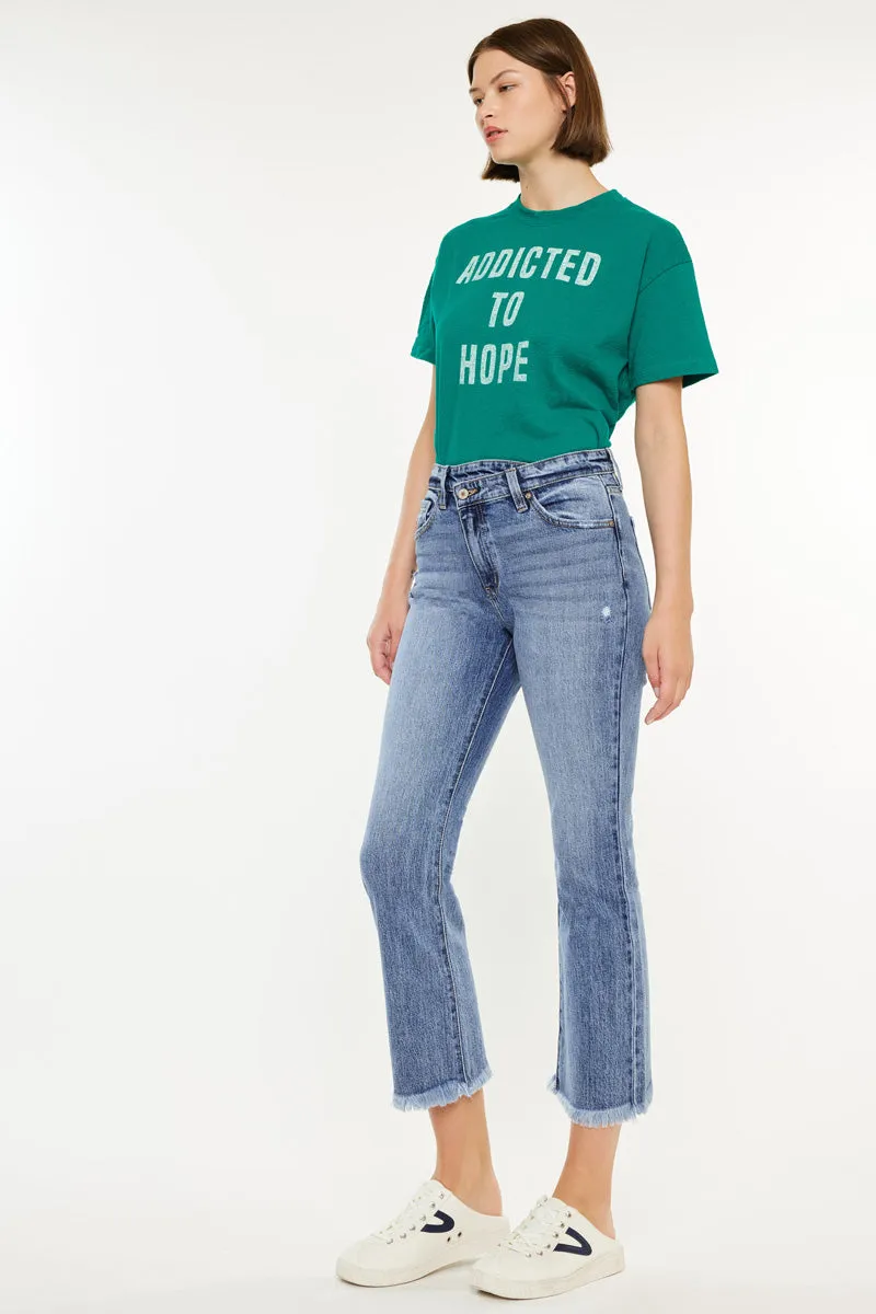 Effie High Rise Kick Flare Jeans