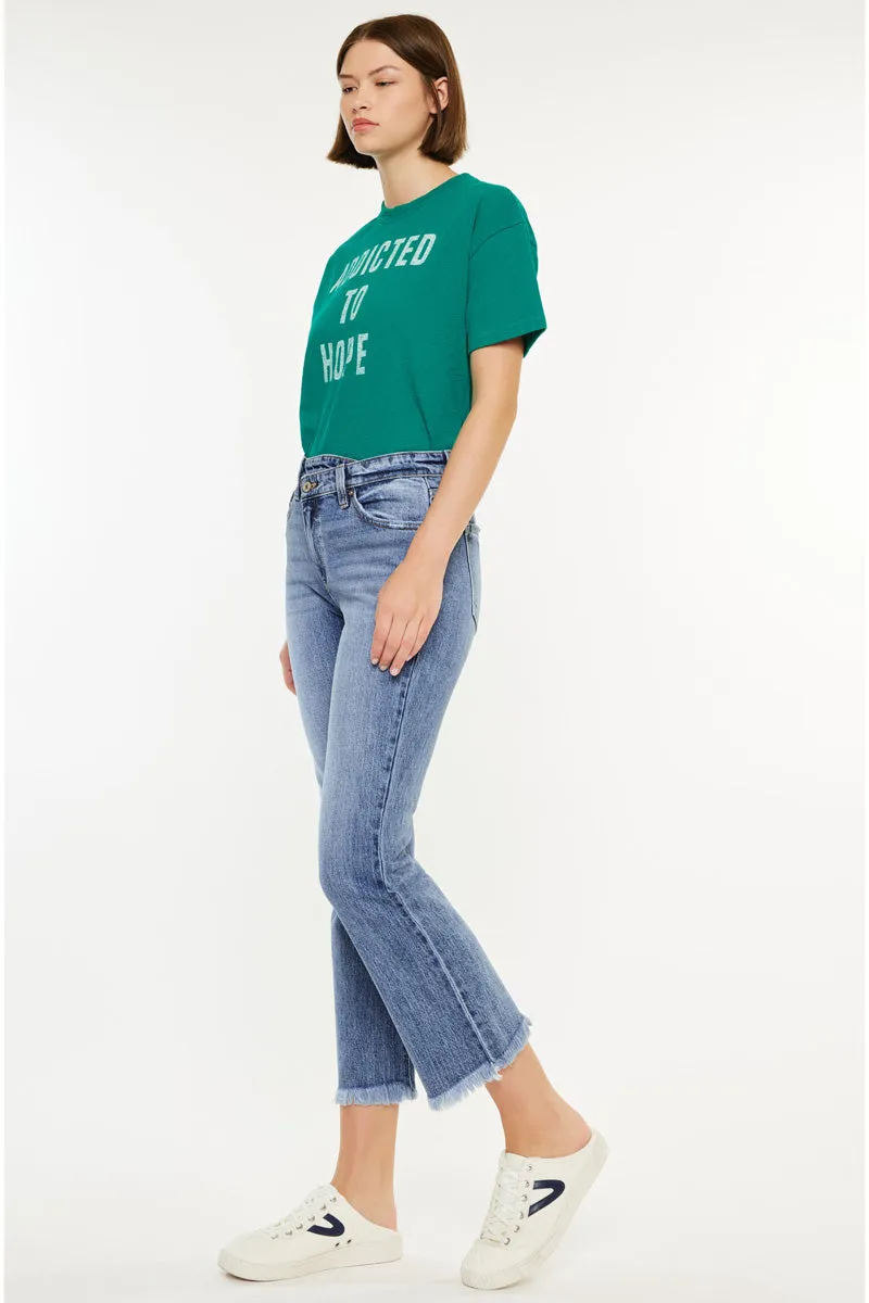 Effie High Rise Kick Flare Jeans