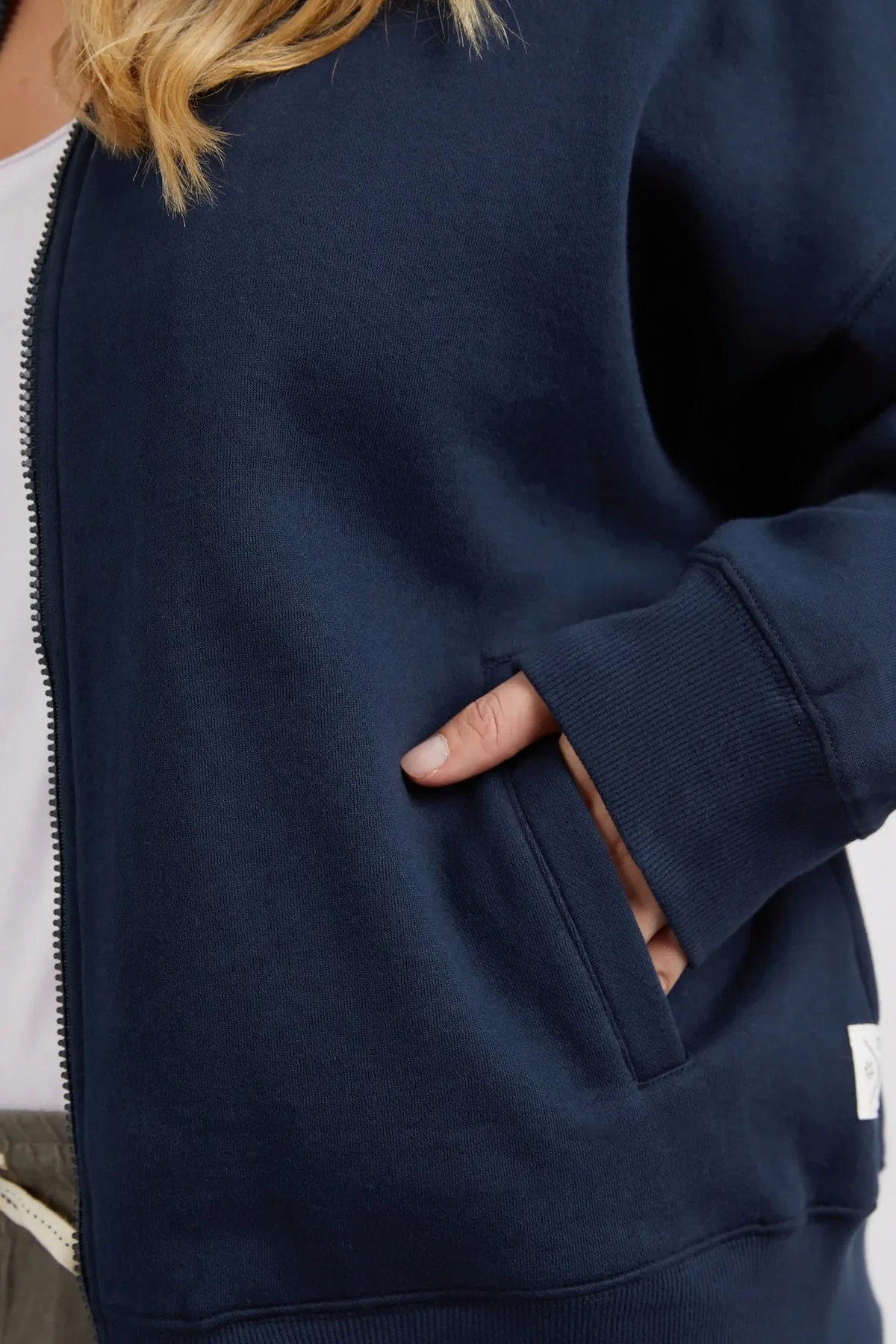 Elm Kelcey Zip Thru - Navy