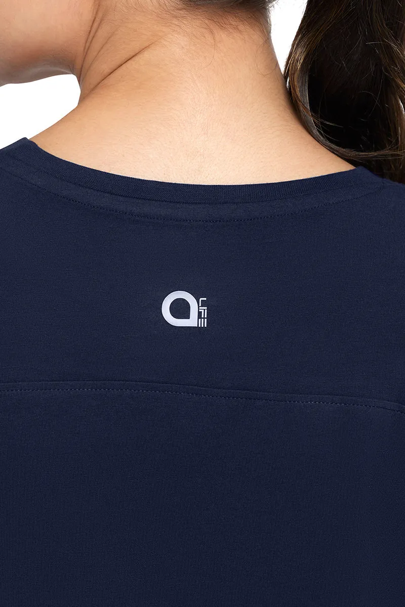 Essential Long Length Tee - Midnight