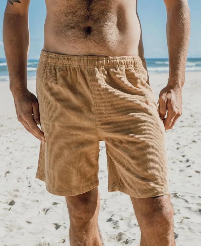 Floyd Elastic Waist Walkshort | Dark Camel