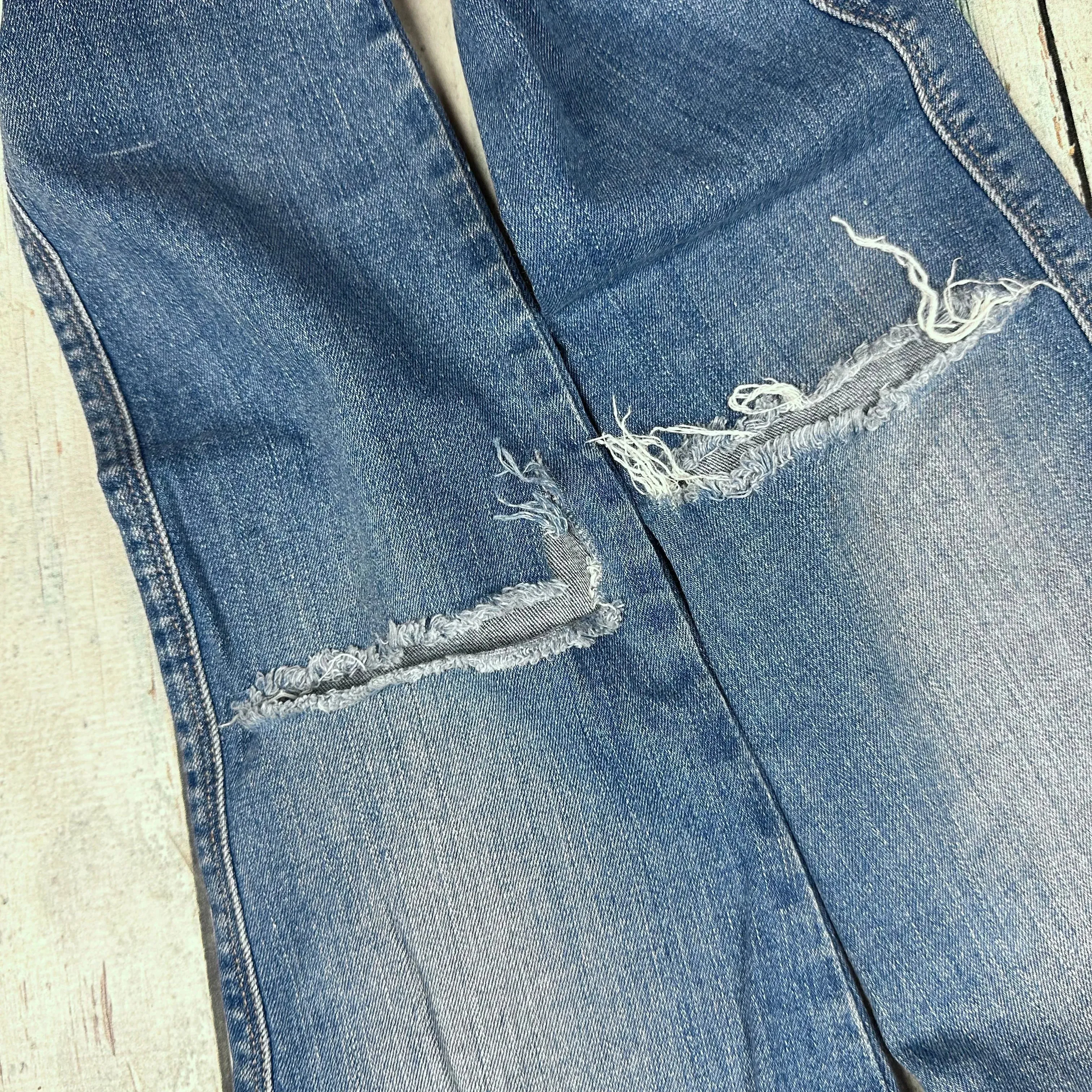 Frame Denim 'Le High Skinny' Busted Knee Jeans -Size 26 or 8AU