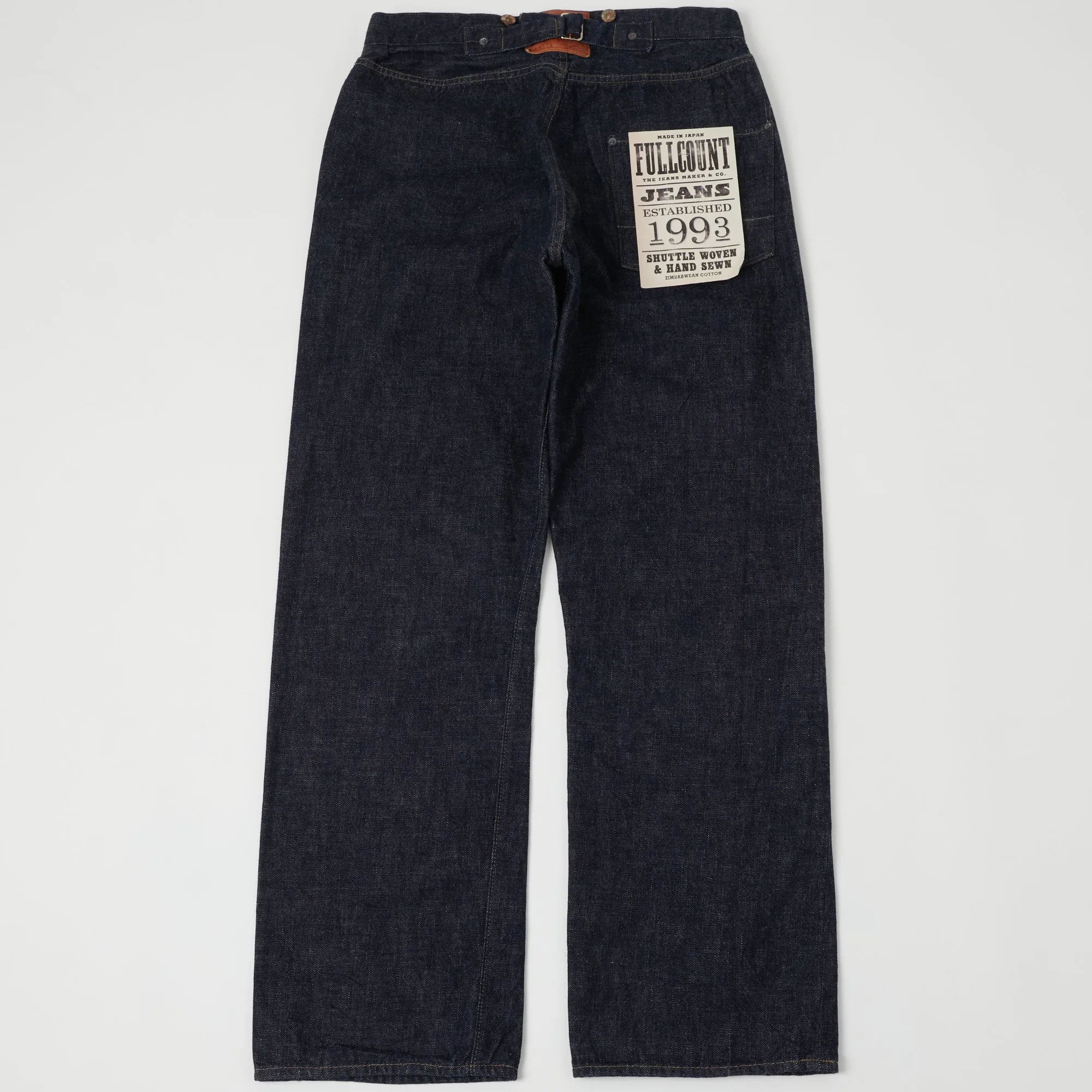 Full Count 1373W 13.7oz Wide Straight Jean - One Wash