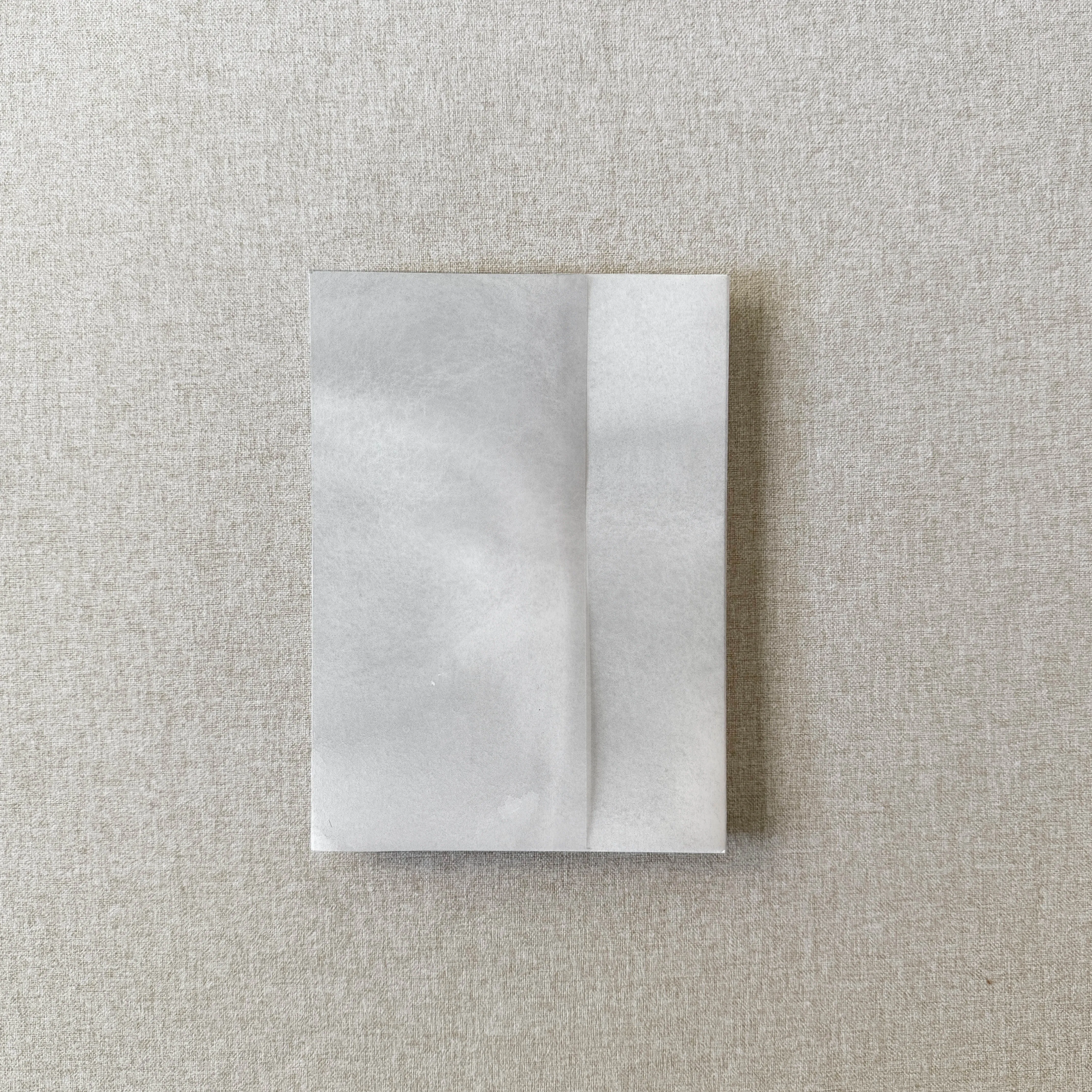 Grey Watercolor Vellum Wrap | A7 or A6 | Set of 10