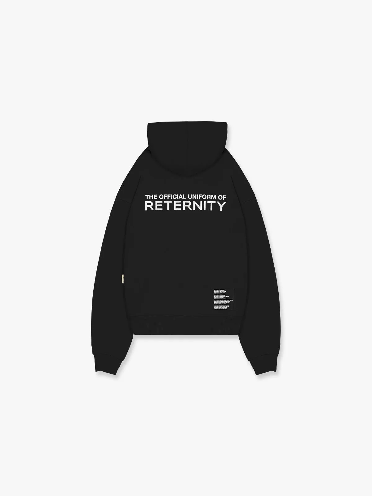 HOODIE OFFICIAL UNIFORM - BLACK/WHITE