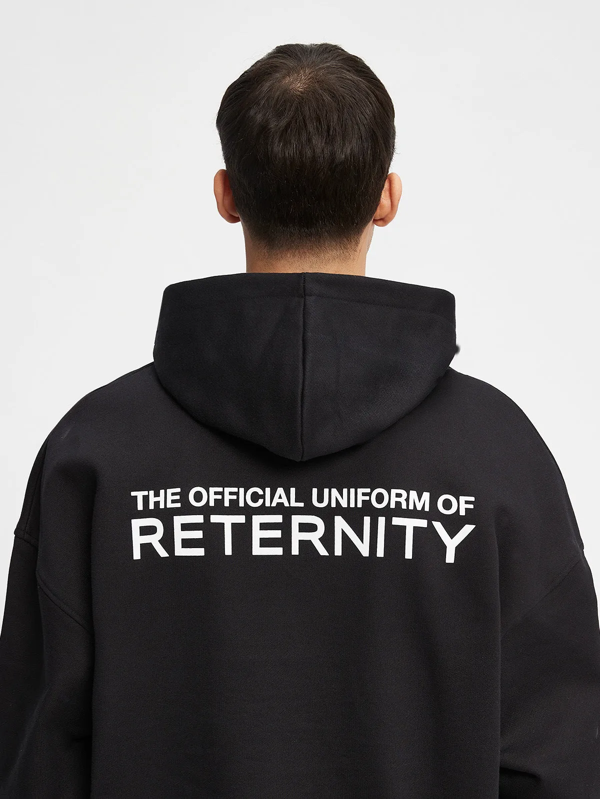 HOODIE OFFICIAL UNIFORM - BLACK/WHITE