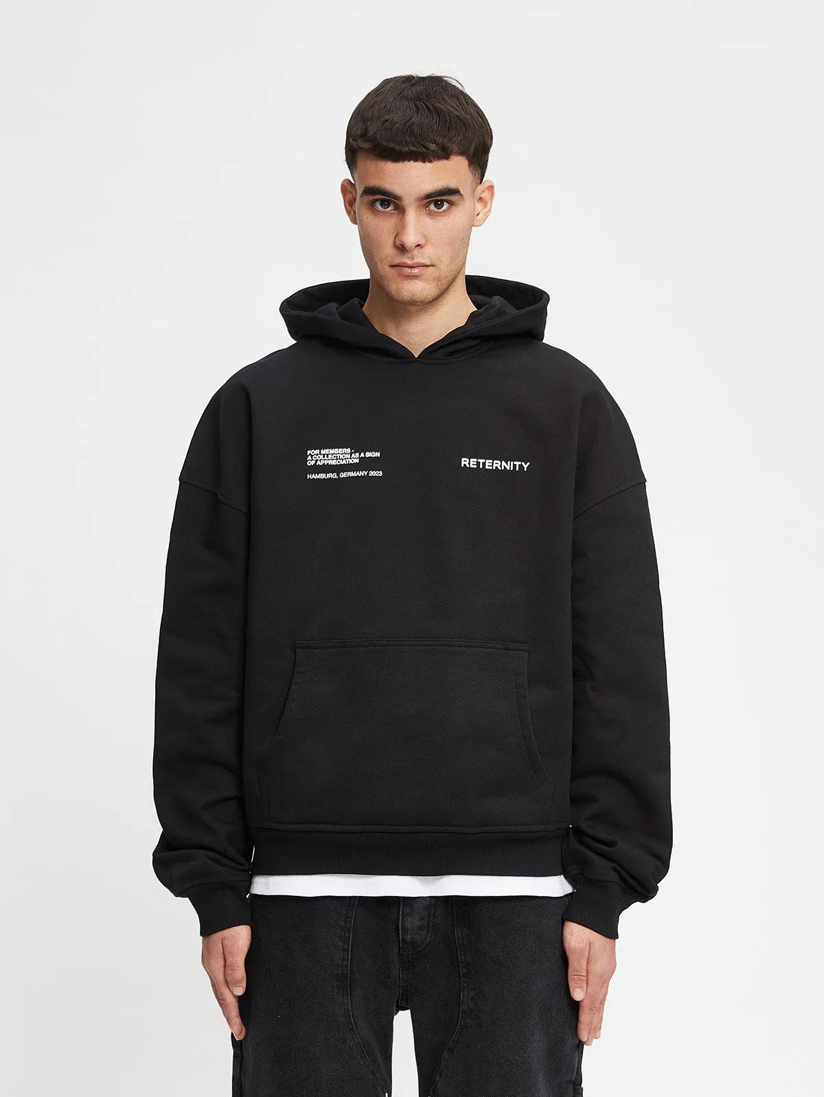 HOODIE OFFICIAL UNIFORM - BLACK/WHITE