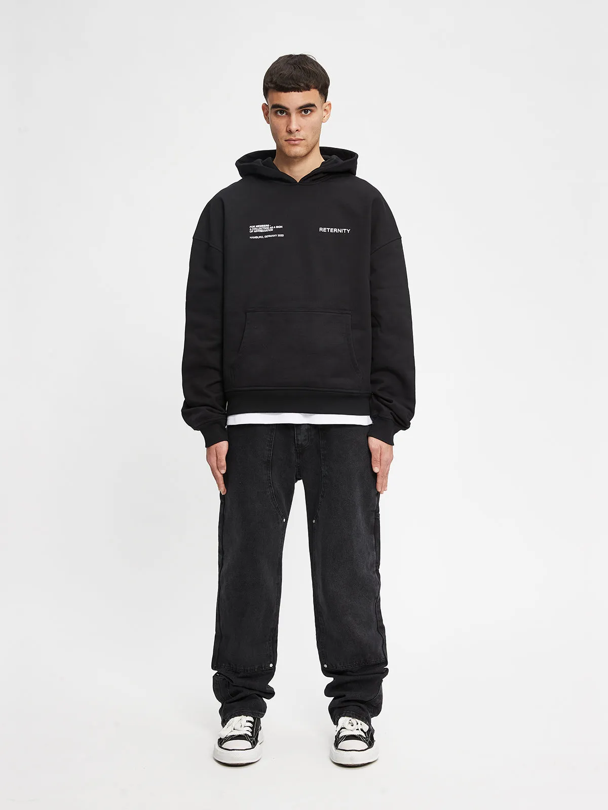 HOODIE OFFICIAL UNIFORM - BLACK/WHITE