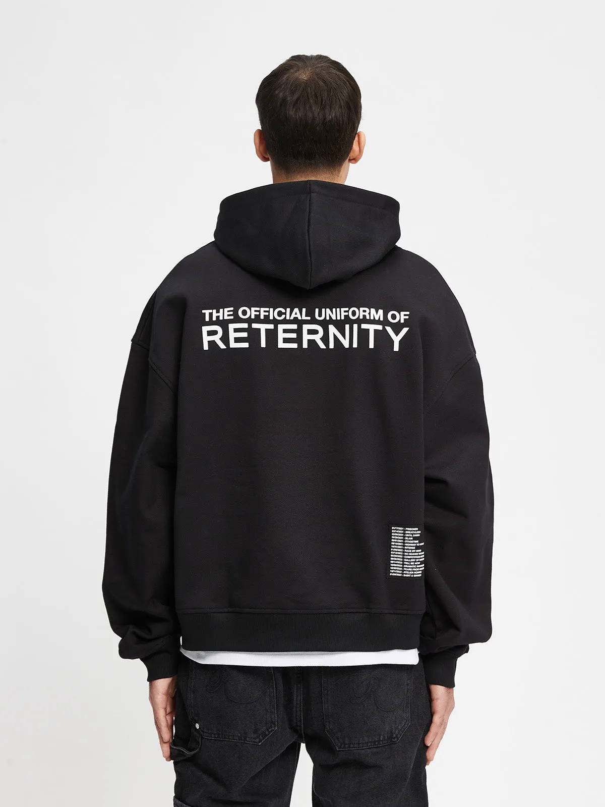 HOODIE OFFICIAL UNIFORM - BLACK/WHITE