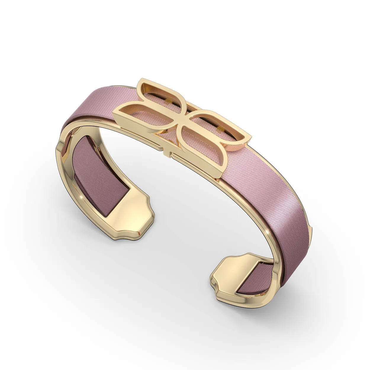 Kawung Silk Cuff - Musk Glow