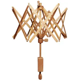 Knitpro Swift - holds hanks or skeins while you wind your yarn - Handcrafted in Birchwood