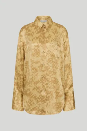 Lee Mathews Nichhia Shirt in Honeycomb Yellow
