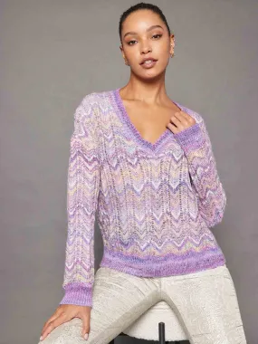 Lisa Todd Mystic Pullover in Purple Haze